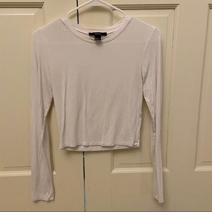 White Long Sleeve Tee